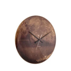 MARS Horloge Murale Ronde En Verre ø60cm -Meubles Soldes Magasin horloge murale ronde verre 60cm karlsson mars 1