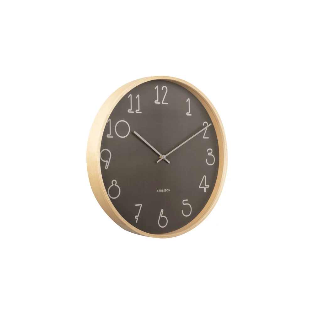 SENCILLO Horloge Aux Nombres Graphiques ø40cm 5 SENCILLO Horloge Aux Nombres Graphiques ø40cm – Image 3