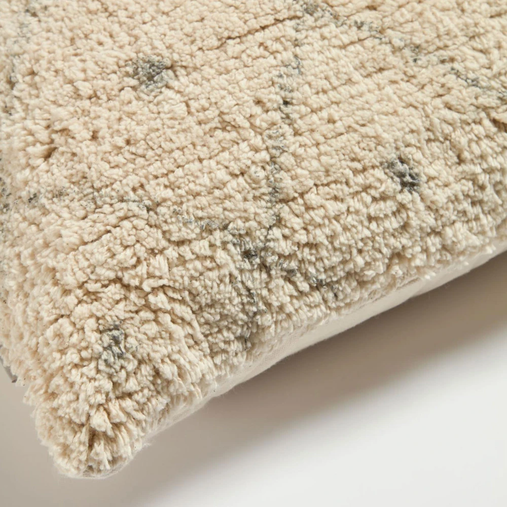 ZITA Housse De Coussin 100% Coton Effet Fourrure 50x50cm 4 ZITA Housse De Coussin 100% Coton Effet Fourrure 50x50cm – Image 2