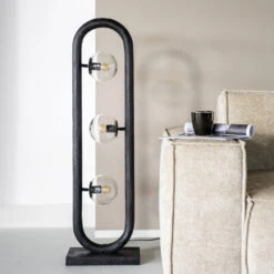 ERIS Lampadaire En Bois H118cm