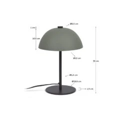 ALEYLA Lampe à Poser Champignon En Métal -Meubles Soldes Magasin lampe champignon metal kave home aleyla 8