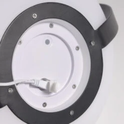 DINESH Lampe à Poser Nomade Et Ronde Avec Poignée -Meubles Soldes Magasin lampe poser nomade ronde poignee kave home dinesh 3