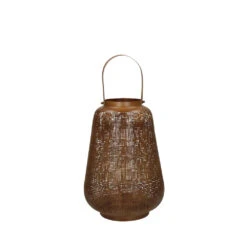AMANI Lanterne En Métal ø25x30cm 5 AMANI Lanterne En Métal ø25x30cm -Meubles Soldes Magasin lanterne metal 25x30cm pomax amani 1