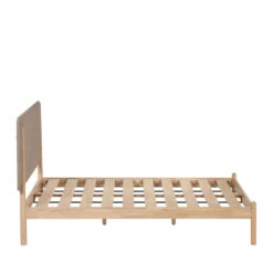 SHAYNDEL Lit En Bois Massif D'hévéa 160x200cm 14 SHAYNDEL Lit En Bois Massif D'hévéa 160x200cm -Meubles Soldes Magasin lit bois massif hevea 160x200cm kave home shayndel 3