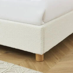 TAJUR Lit Coffre En Tissu Bouclette Et Cannage 140x190cm 19 TAJUR Lit Coffre En Tissu Bouclette Et Cannage 140x190cm -Meubles Soldes Magasin lit coffre en tissu bouclette et cannage 140x190cm tajur 7