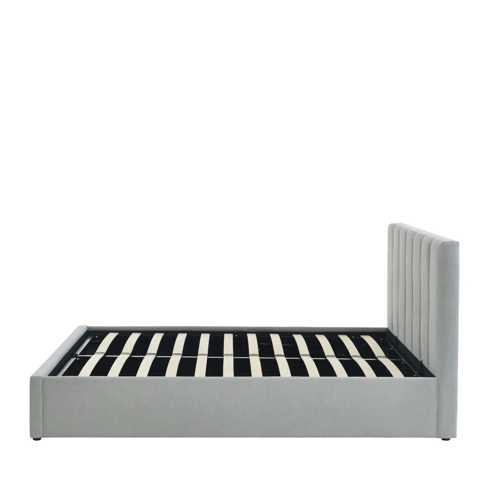 BILLIE Lit Coffre Matelassé En Tissu 140x190cm 6 BILLIE Lit Coffre Matelassé En Tissu 140x190cm – Image 4