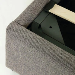 NAHIRI Lit Coffre En Chenille 160x200cm -Meubles Soldes Magasin lit coffre tissu 160x200cm nahiri kave home 5