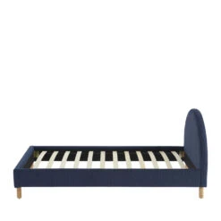 KIEL Lit En Velours Côtelé 90x190cm -Meubles Soldes Magasin lit en velours cotele 90x190cm kiel 3