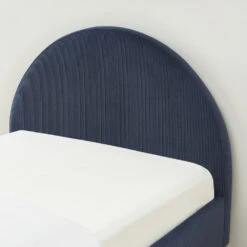 KIEL Lit En Velours Côtelé 90x190cm -Meubles Soldes Magasin lit en velours cotele 90x190cm kiel 4