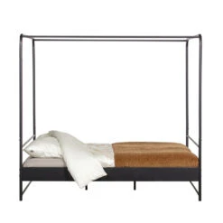 BUNK Lit En Métal 160x200cm -Meubles Soldes Magasin lit metal 160x200cm woood bunk 1
