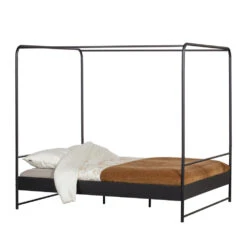 BUNK Lit En Métal 160x200cm -Meubles Soldes Magasin lit metal 160x200cm woood bunk 3