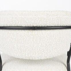 JOLIEN Lot De 2 Chaises Avec Accoudoirs En Tissu Bouclette Et Pieds Noirs 19 JOLIEN Lot De 2 Chaises Avec Accoudoirs En Tissu Bouclette Et Pieds Noirs -Meubles Soldes Magasin lot 2 chaises accoudoirs tissu bouclette pieds noirs jolien 7