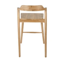 JOKO Lot De 2 Chaises De Bar En Teck H65cm -Meubles Soldes Magasin lot 2 chaises bar teck h65cm drawer joko 3