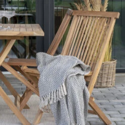 TOLEDO Lot De 2 Chaises De Jardin En Teck -Meubles Soldes Magasin lot 2 chaises jardin teck house nordic toledo 7