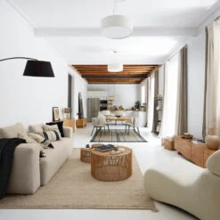 CISELIA Lot De 2 Chaises En Tissu Bouclette Et Métal -Meubles Soldes Magasin lot 2 chaises tissu bouclette metal kave home ciselia 6