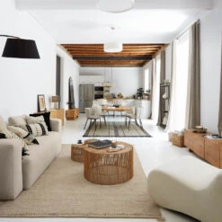 CISELIA Lot De 2 Chaises En Tissu Bouclette Et Métal -Meubles Soldes Magasin lot 2 chaises tissu bouclette metal kave home ciselia 8