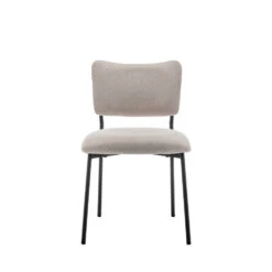 VANDER Lot De 2 Chaises En Tissu Et Métal 14 VANDER Lot De 2 Chaises En Tissu Et Métal -Meubles Soldes Magasin lot 2 chaises tissu metal drawer vander 2