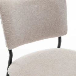 VANDER Lot De 2 Chaises En Tissu Et Métal 17 VANDER Lot De 2 Chaises En Tissu Et Métal -Meubles Soldes Magasin lot 2 chaises tissu metal drawer vander 5