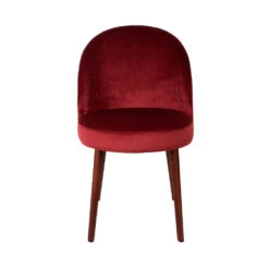 BARBARA Lot De 2 Chaises En Velours -Meubles Soldes Magasin lot 2 chaises velours barbara dutchbone 3