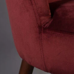 BARBARA Lot De 2 Chaises En Velours -Meubles Soldes Magasin lot 2 chaises velours barbara dutchbone 6