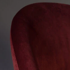 BARBARA Lot De 2 Chaises En Velours -Meubles Soldes Magasin lot 2 chaises velours barbara dutchbone 7