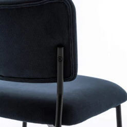 VANDER Lot De 2 Chaises En Velours Côtelé Et Métal -Meubles Soldes Magasin lot 2 chaises velours cotele metal drawer vander 7