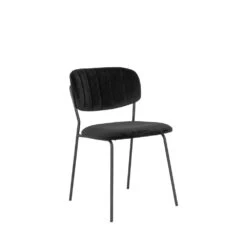 ALICANTE Lot De 2 Chaises En Velours Et Métal 14 ALICANTE Lot De 2 Chaises En Velours Et Métal -Meubles Soldes Magasin lot 2 chaises velours metal house nordic alicante 2