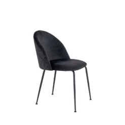 GENEVE Lot De 2 Chaises En Velours Et Métal 11 GENEVE Lot De 2 Chaises En Velours Et Métal -Meubles Soldes Magasin lot 2 chaises velours metal house nordic geneve 3
