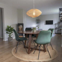 OSLO Lot De 2 Chaises En Velours Et Métal 18 OSLO Lot De 2 Chaises En Velours Et Métal -Meubles Soldes Magasin lot 2 chaises velours metal house nordic oslo 6