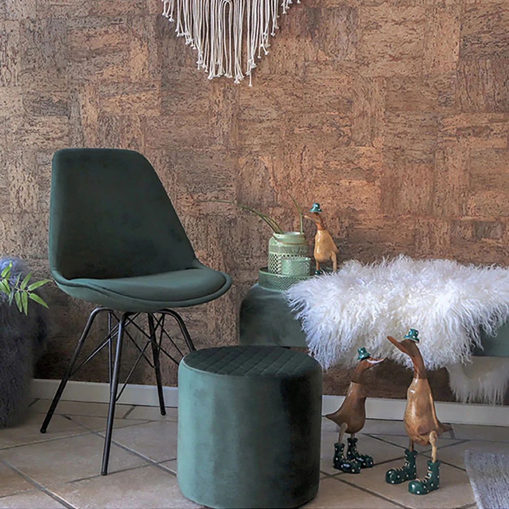 OSLO Lot De 2 Chaises En Velours Et Métal 3 OSLO Lot De 2 Chaises En Velours Et Métal