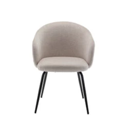 CALABRA Lot De 2 Fauteuils De Table En Tissu Et Métal 12 CALABRA Lot De 2 Fauteuils De Table En Tissu Et Métal -Meubles Soldes Magasin lot 2 fauteuils table tissu metal drawer calabra 2