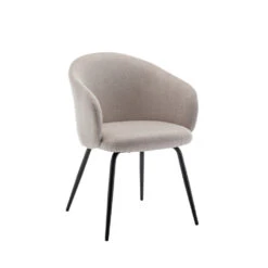 CALABRA Lot De 2 Fauteuils De Table En Tissu Et Métal 13 CALABRA Lot De 2 Fauteuils De Table En Tissu Et Métal -Meubles Soldes Magasin lot 2 fauteuils table tissu metal drawer calabra 3