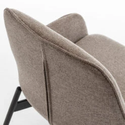 HAAS Lot De 2 Fauteuils De Table En Tissu Et Métal 18 HAAS Lot De 2 Fauteuils De Table En Tissu Et Métal -Meubles Soldes Magasin lot 2 fauteuils table tissu metal drawer haas 7