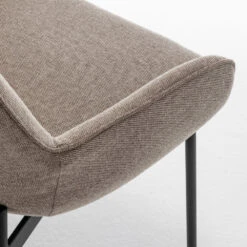 HAAS Lot De 2 Fauteuils De Table En Tissu Et Métal 19 HAAS Lot De 2 Fauteuils De Table En Tissu Et Métal -Meubles Soldes Magasin lot 2 fauteuils table tissu metal drawer haas 8