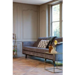 AES 2 Tables Basses Gigognes Effet Laiton -Meubles Soldes Magasin lot 2 tables basses gigognes laiton aes 5