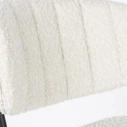 JOLIEN Lot De 2 Tabourets En Tissu Bouclette Pieds Noirs 65cm -Meubles Soldes Magasin lot 2 tabourets tissu bouclette pieds noirs 65cm jolien 6