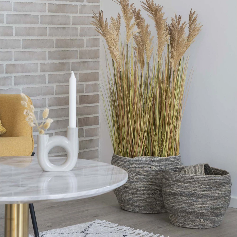 TIVOLI Lot De 3 Paniers En Feuille De Maïs 9 TIVOLI Lot De 3 Paniers En Feuille De Maïs – Image 7