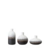 HARISLAVA Lot De 3 Vases En Grès Céramique Multicolore -Meubles Soldes Magasin lot 3 vases gres ceramique multicolore bloomingville harislava