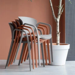 BENT Lot De 2 Chaises De Jardin