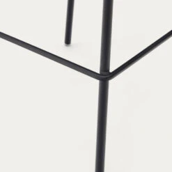 ZUNILDA Lot De 2 Chaises De Bar En Tissu Et Métal H65cm -Meubles Soldes Magasin lot de 2 chaises de bar tissu metal h65cm zunilda kave home 7