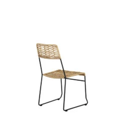 EVA Lot De 2 Chaises De Jardin En Métal Et Résine Tressée 13 EVA Lot De 2 Chaises De Jardin En Métal Et Résine Tressée -Meubles Soldes Magasin lot de 2 chaises de jardin metal resine tressee eva 3