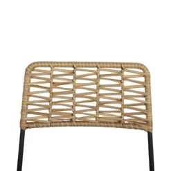 EVA Lot De 2 Chaises De Jardin En Métal Et Résine Tressée 15 EVA Lot De 2 Chaises De Jardin En Métal Et Résine Tressée -Meubles Soldes Magasin lot de 2 chaises de jardin metal resine tressee eva 5