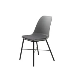 CURVI Lot De 2 Chaises En Plastique Et Métal -Meubles Soldes Magasin lot de 2 chaises plastique metal curvi 2