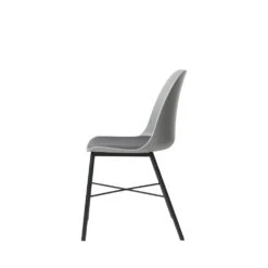 CURVI Lot De 2 Chaises En Plastique Et Métal -Meubles Soldes Magasin lot de 2 chaises plastique metal curvi 3