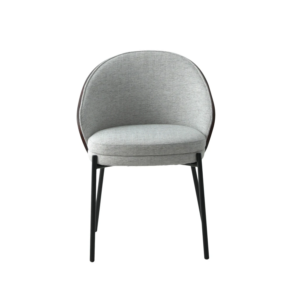 CANELAS Lot De 2 Chaises En Tissu Et Métal 4 CANELAS Lot De 2 Chaises En Tissu Et Métal – Image 2