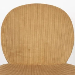 BONNET Lot De 2 Chaises En Velours Côtelé Et Métal -Meubles Soldes Magasin lot de 2 chaises velours cotele metal zuiver bonnet 6