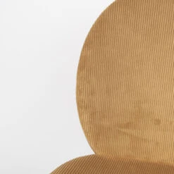 BONNET Lot De 2 Chaises En Velours Côtelé Et Métal -Meubles Soldes Magasin lot de 2 chaises velours cotele metal zuiver bonnet 7