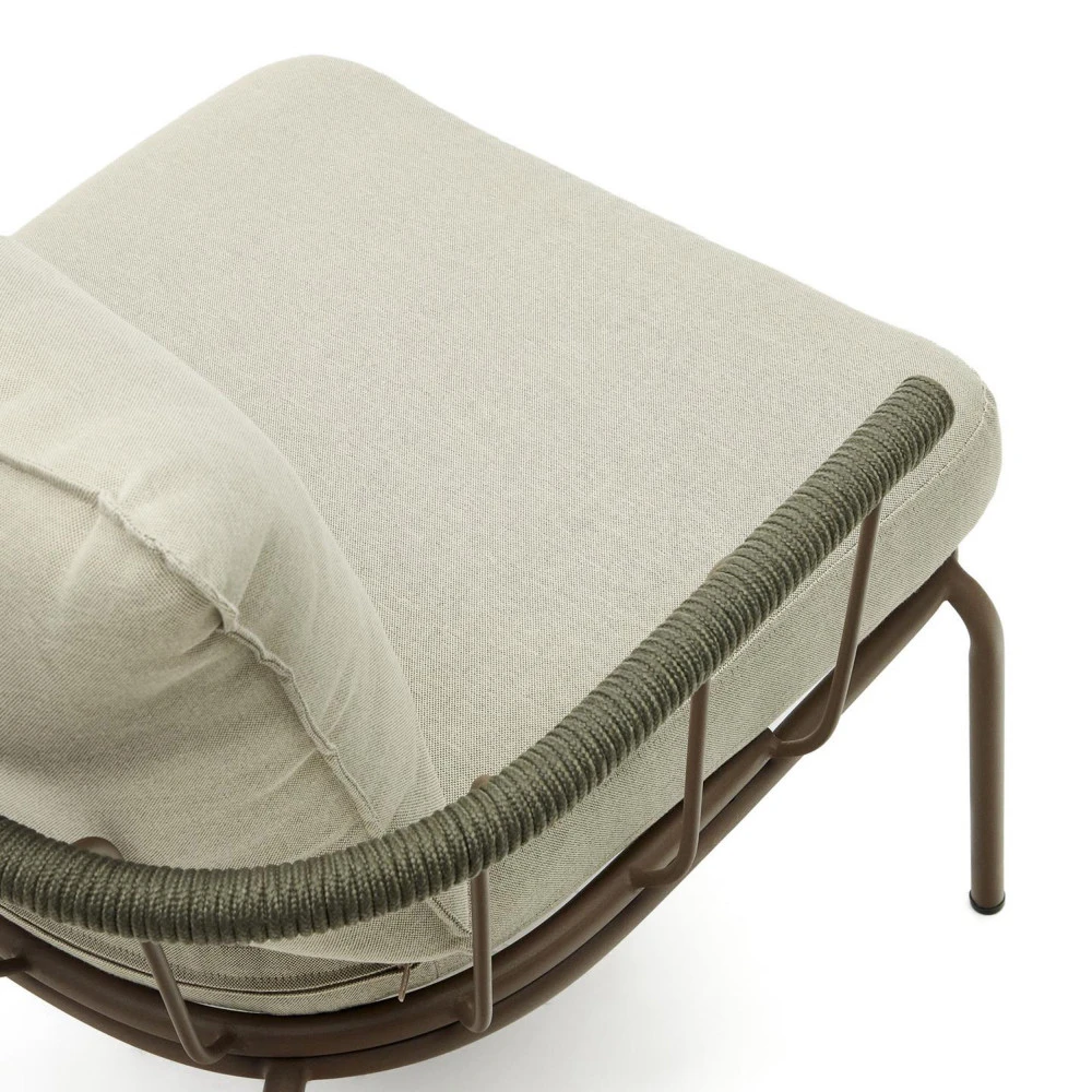 SALGUER Lot De 2 Fauteuils De Jardin En Acier Et Corde 8 SALGUER Lot De 2 Fauteuils De Jardin En Acier Et Corde – Image 6