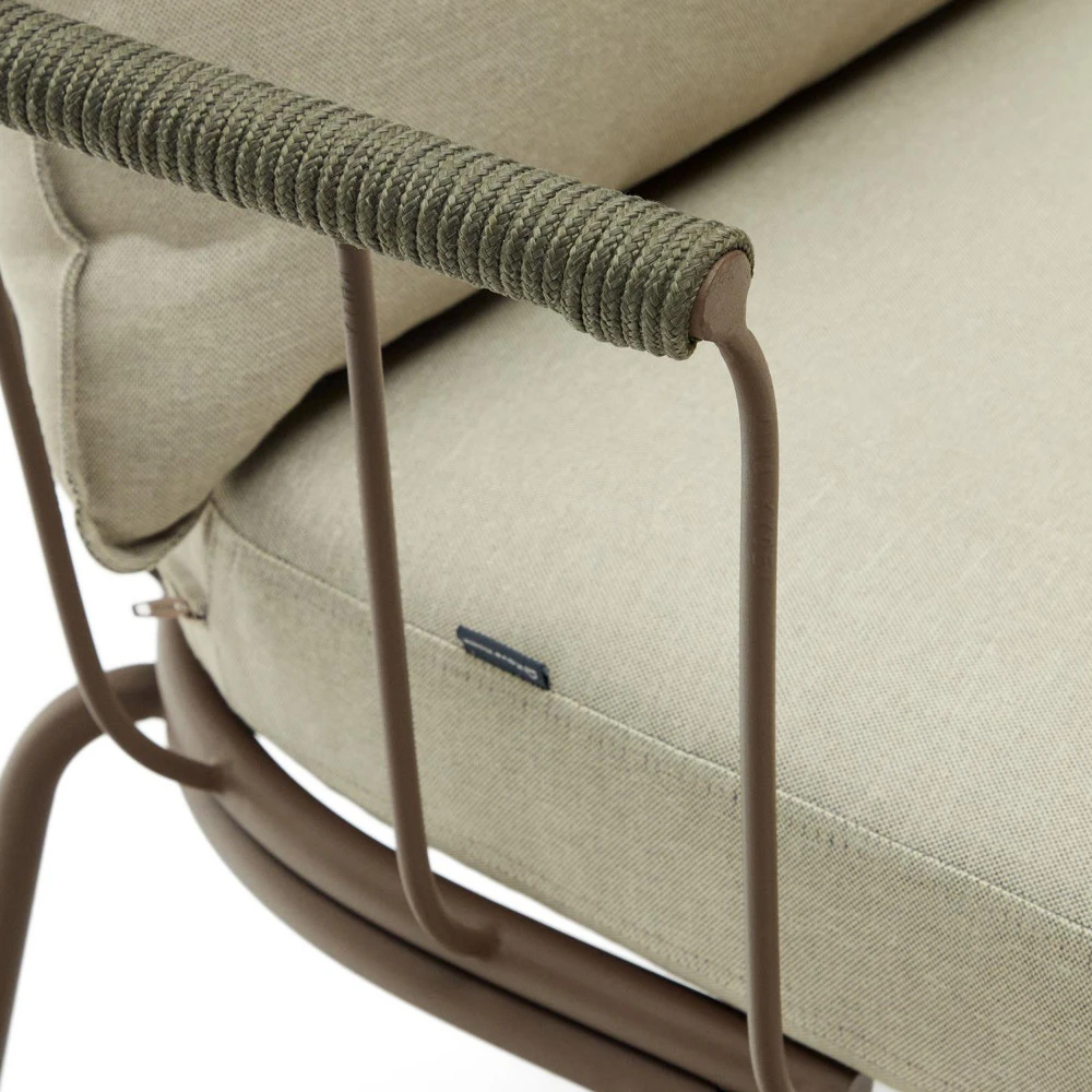 SALGUER Lot De 2 Fauteuils De Jardin En Acier Et Corde 9 SALGUER Lot De 2 Fauteuils De Jardin En Acier Et Corde – Image 7