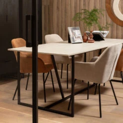 VOS Lot De 2 Fauteuils De Table En Chenille Et Métal 17 VOS Lot De 2 Fauteuils De Table En Chenille Et Métal -Meubles Soldes Magasin lot de 2 fauteuils de table chenille metal woood vos 7